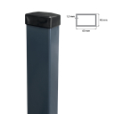 Jaklový sloupek Zn PVC RAL 7016 40x60x2500mm